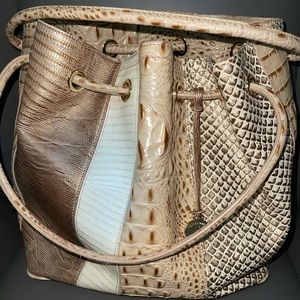 Crocodile Snakeskin Brahmin bag